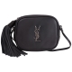 YSL Saint Laurent Blogger 流蘇飾牛皮斜背包(黑色) product thumbnail 1