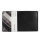 Calvin Klein 荔枝紋撞色短夾格紋帕巾禮盒-黑/灰 product thumbnail 1