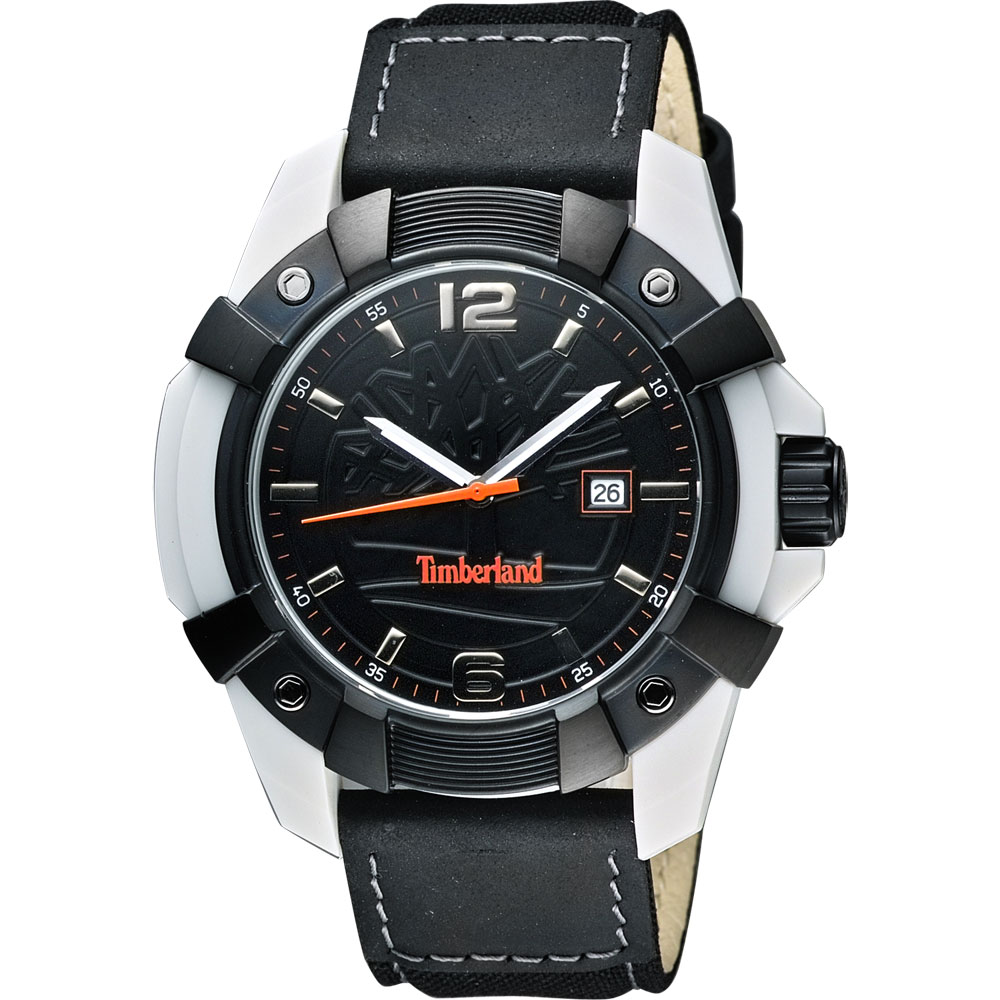 Timberland Chocorua 個性日期腕錶-黑/44mm