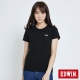 EDWIN 基本LOGO搭配短袖T恤-女-黑色 product thumbnail 1