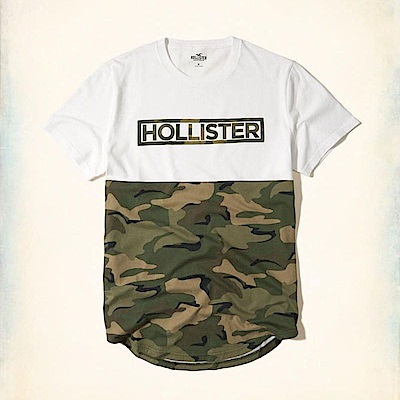 Hollister HCO  短袖 T恤 白色 0590