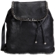 Stella McCartney Falabella 金屬鍊帶滾邊後背包(黑色) product thumbnail 1