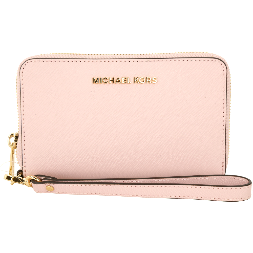 過年不打烊Michael Kors Jet Set Travel牛皮手拿中夾-裸(展示品)