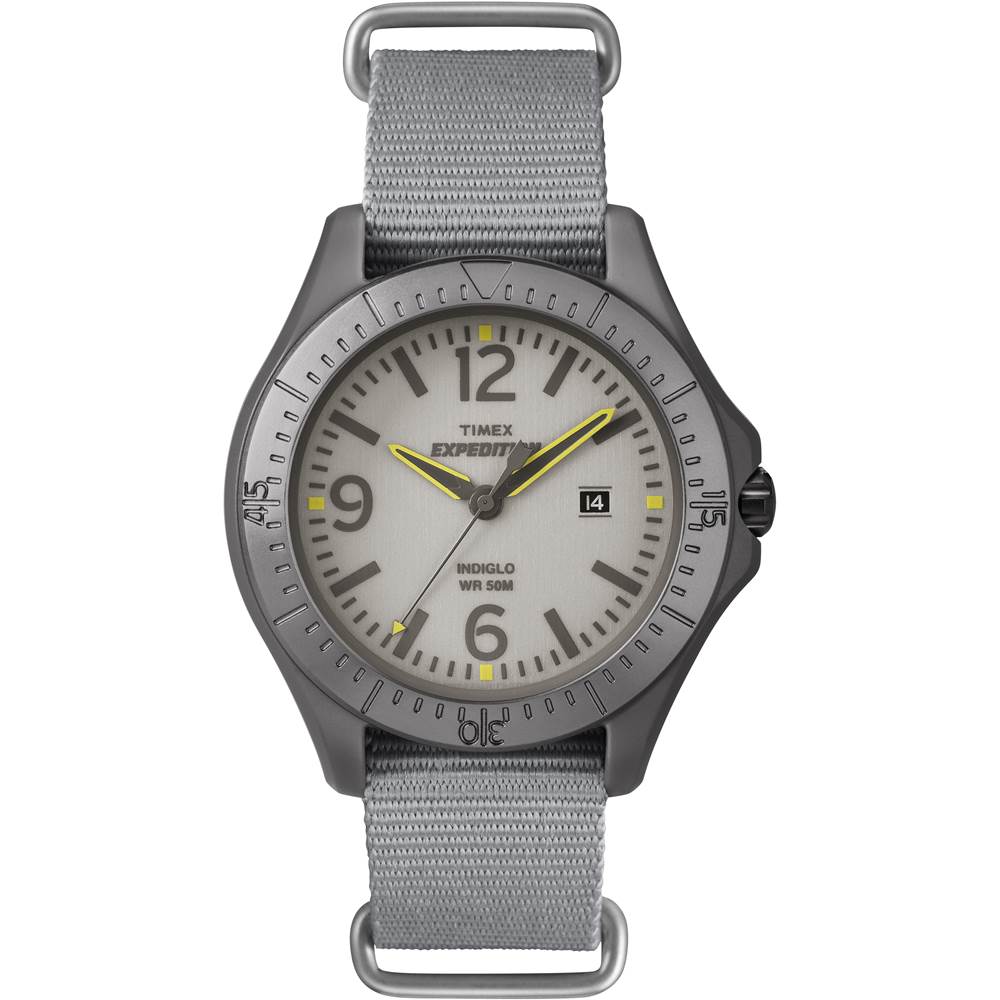 TIMEX 遠征軍錶系列休閒腕錶-灰/42mm