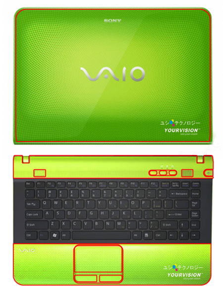 SONY VAIO EA 系列 14吋 專用超透超顯影機身保護貼