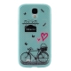 Miravivi Samsung Galaxy S4 彩繪插畫系列保護雙料殼-鄉村腳踏車 product thumbnail 1