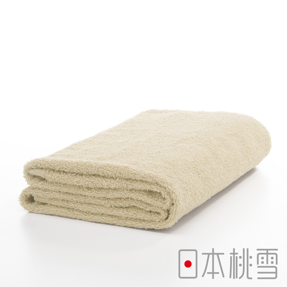 日本桃雪精梳棉飯店浴巾(褐米)