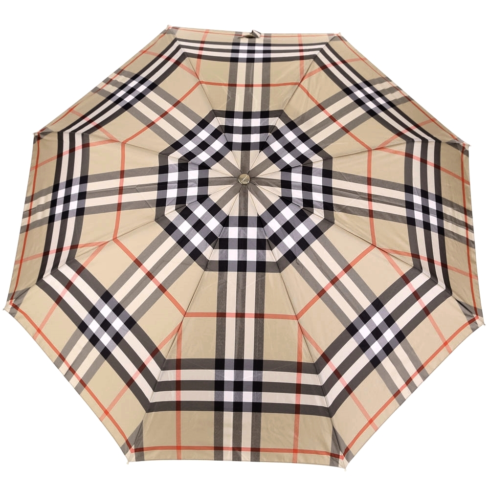 BURBERRY 經典格紋摺疊傘(駝色) | 歐系精品包/配件| Yahoo奇摩購物中心