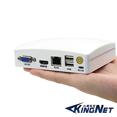 KINGNET 監視器 AHD 1080 4路插卡MINI主機DVR 監控主機