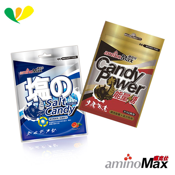 aminoMax邁克仕Candy Power 能量糖(4包)+海鹽軟糖(6包)