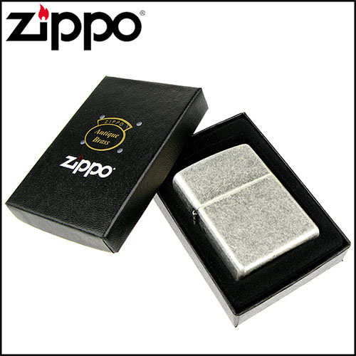 【ZIPPO】美系~Antique Silver-仿古鍍銀打火機