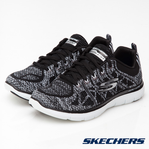 SKECHERS (女) 運動系列FLEX APPEAL 2.0-12623BKW