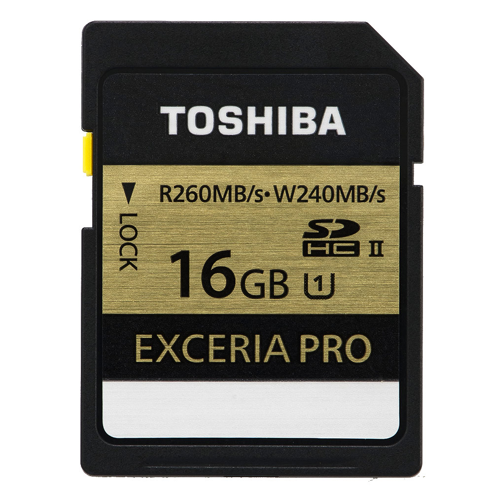 TOSHIBA 東芝  EXCERIA PRO SDHC UHS-II 16G記憶卡