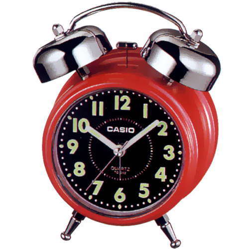 CASIO 指針雙響音鬧鐘(黑白面、紅、咖啡 )
