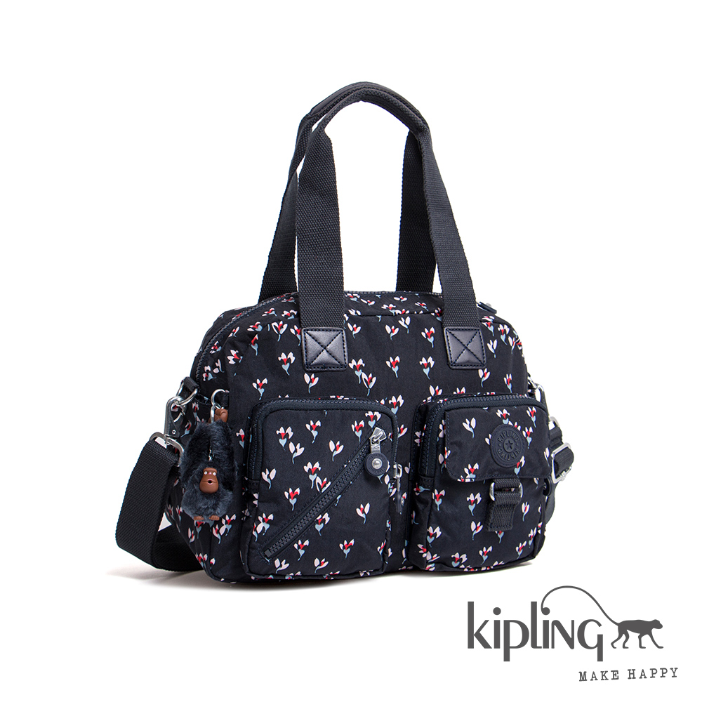 Kipling 手提包 愛心花卉印花
