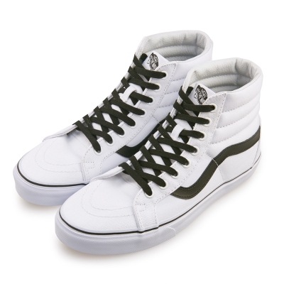 (男)VANS SK8-Hi 潮流素色高筒休閒鞋*白色VN0003CAIP2