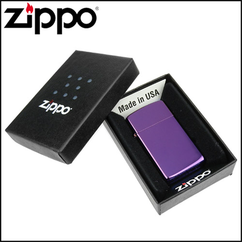 【ZIPPO】美系~超質感Abyss紫色鏡面打火機