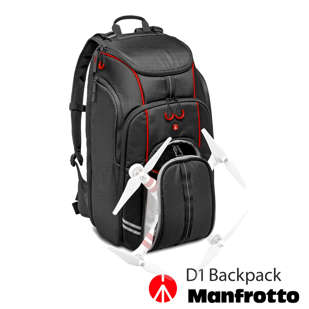 Manfrotto 曼富圖 D1 Drone Backpack 空拍機專用雙肩後背包 D1