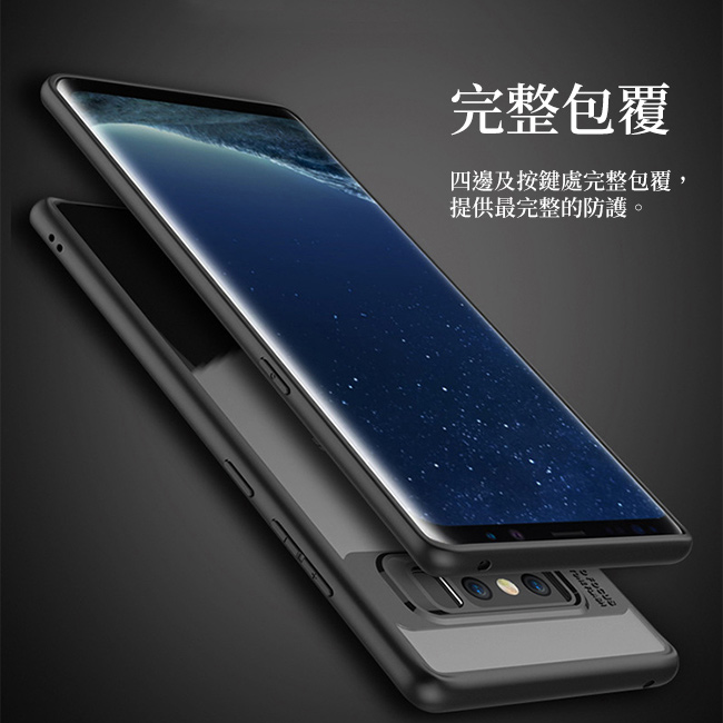 三星 Galaxy Note 8 吸震緩衝防摔透明背蓋手機殼