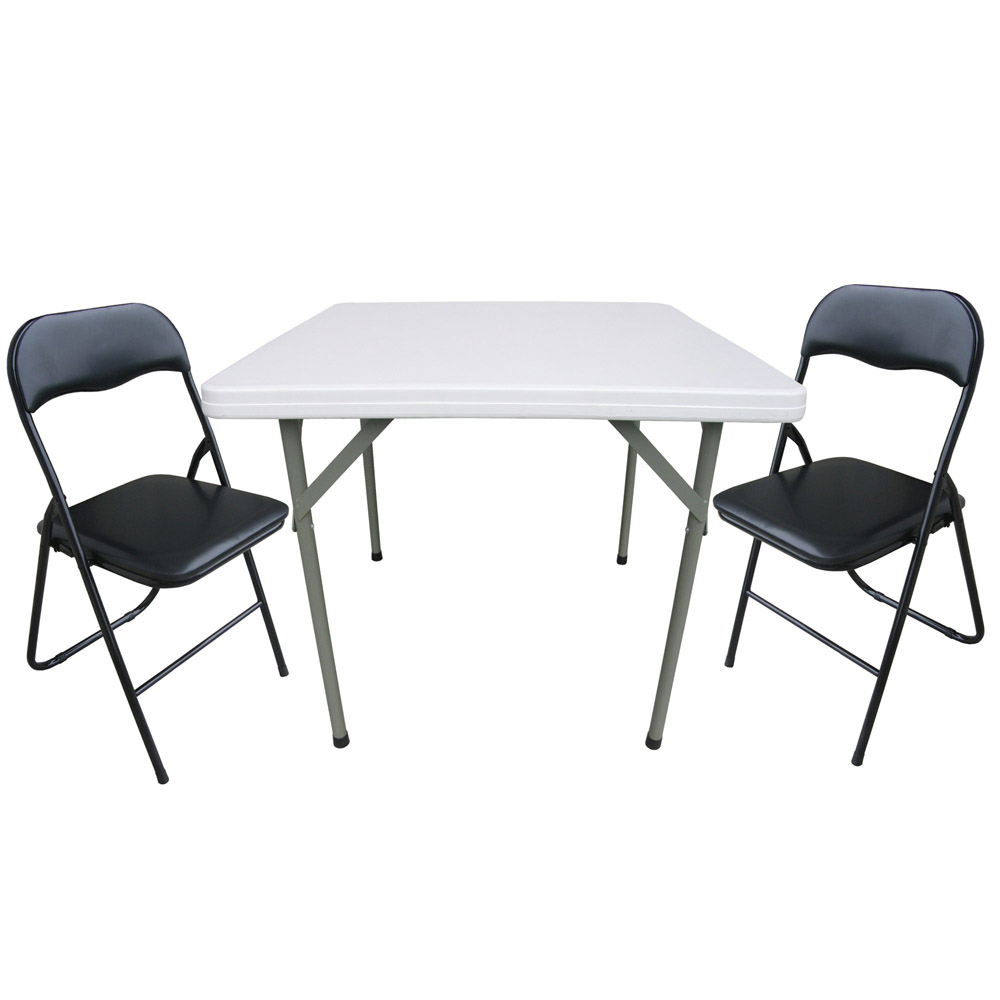 【免工具】折疊桌椅組/麻將桌椅組/餐桌椅組/洽談桌椅組(1桌4椅)
