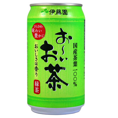 《伊藤園》綠茶易開罐340ml(24入)