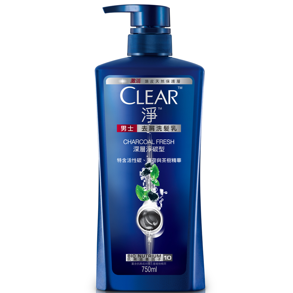 CLEAR淨 男士深層淨碳洗髮乳750ml