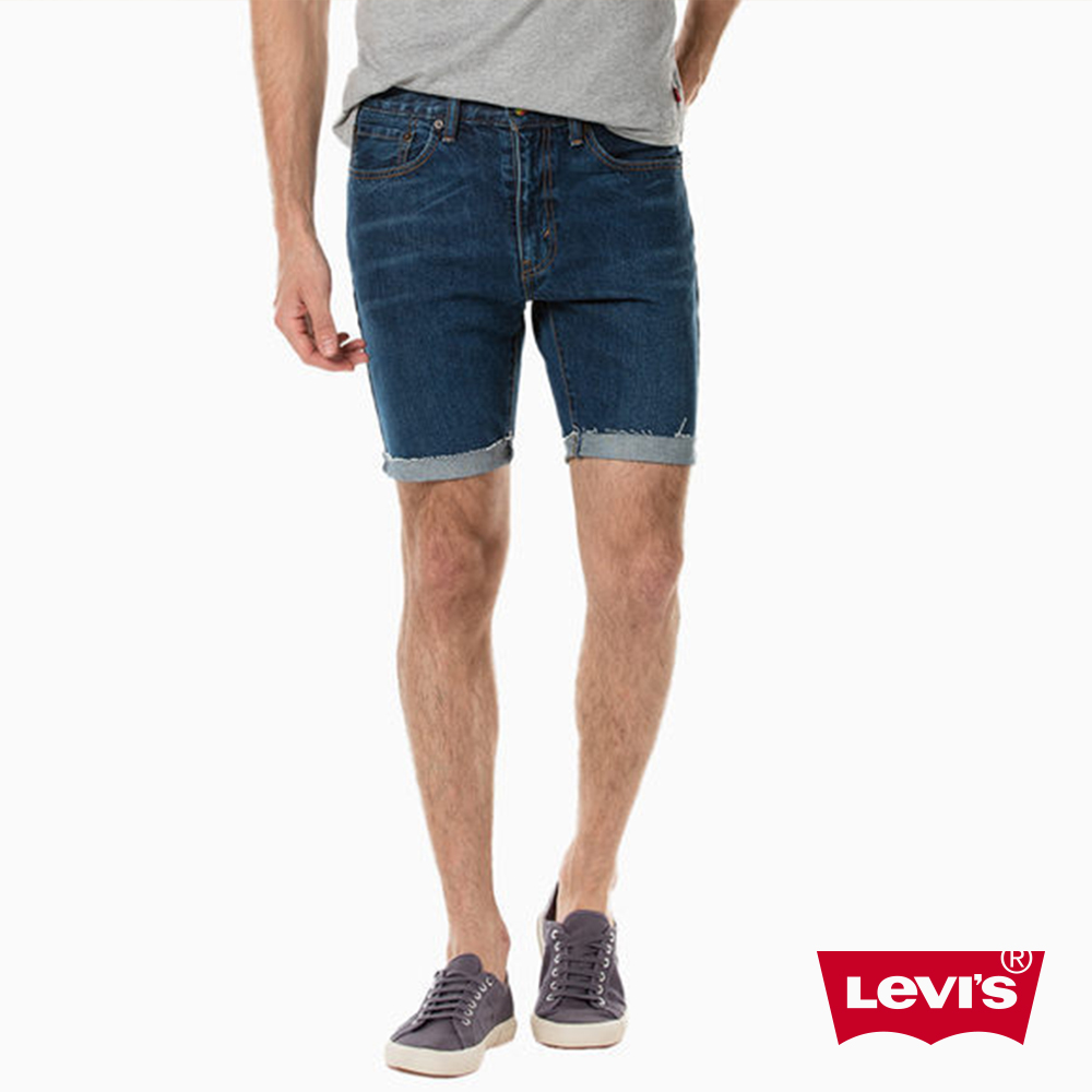 Levis 男款 短褲 505C 中腰合身直筒 不收邊