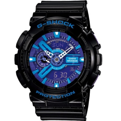 G-SHOCK GA-110HC系列腕錶(GA-110HC-1A)-藍x黑/55mm