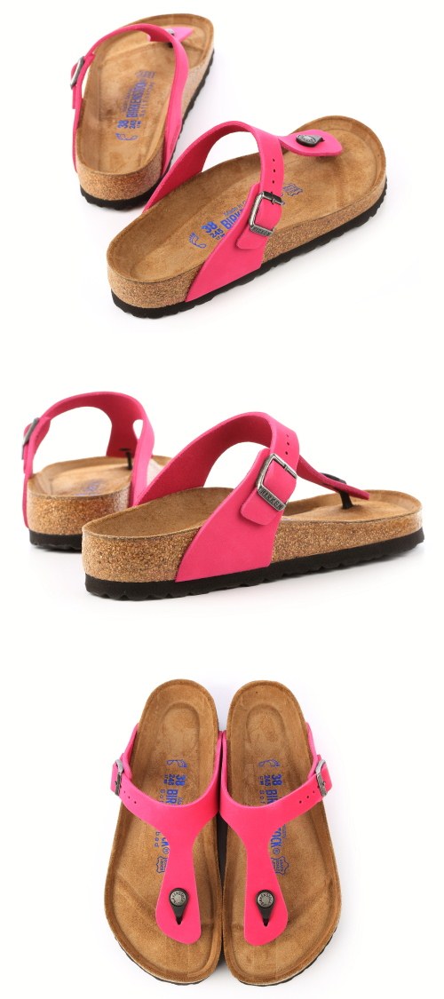 勃肯BIRKENSTOCK 847641。吉薩夾腳拖鞋(粉紅色)