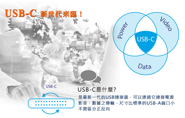 Targus ACH224 USB-C 4-Port Hub 集線器