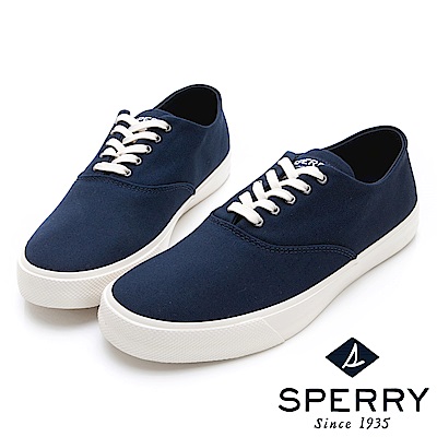 SPERRY 經典Captain CVO輕量復古文青帆布休閒鞋(男)-海軍藍