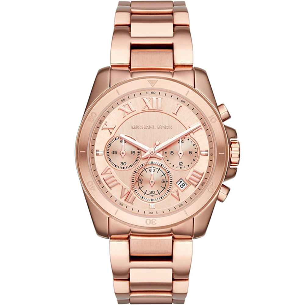 Michael Kors 義士羅馬玫瑰金三眼腕表(MK6367)x40mm