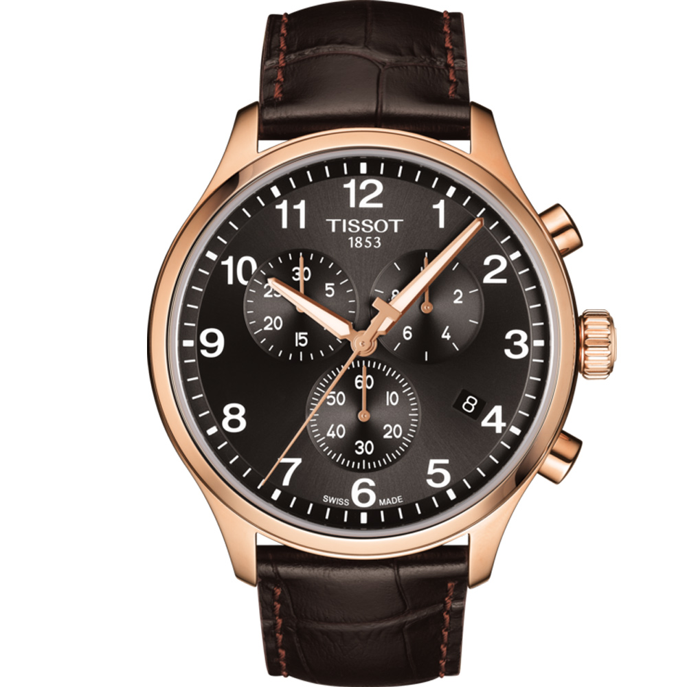 TISSOT 韻馳系列經典計時腕錶(T1166173605701)45mm
