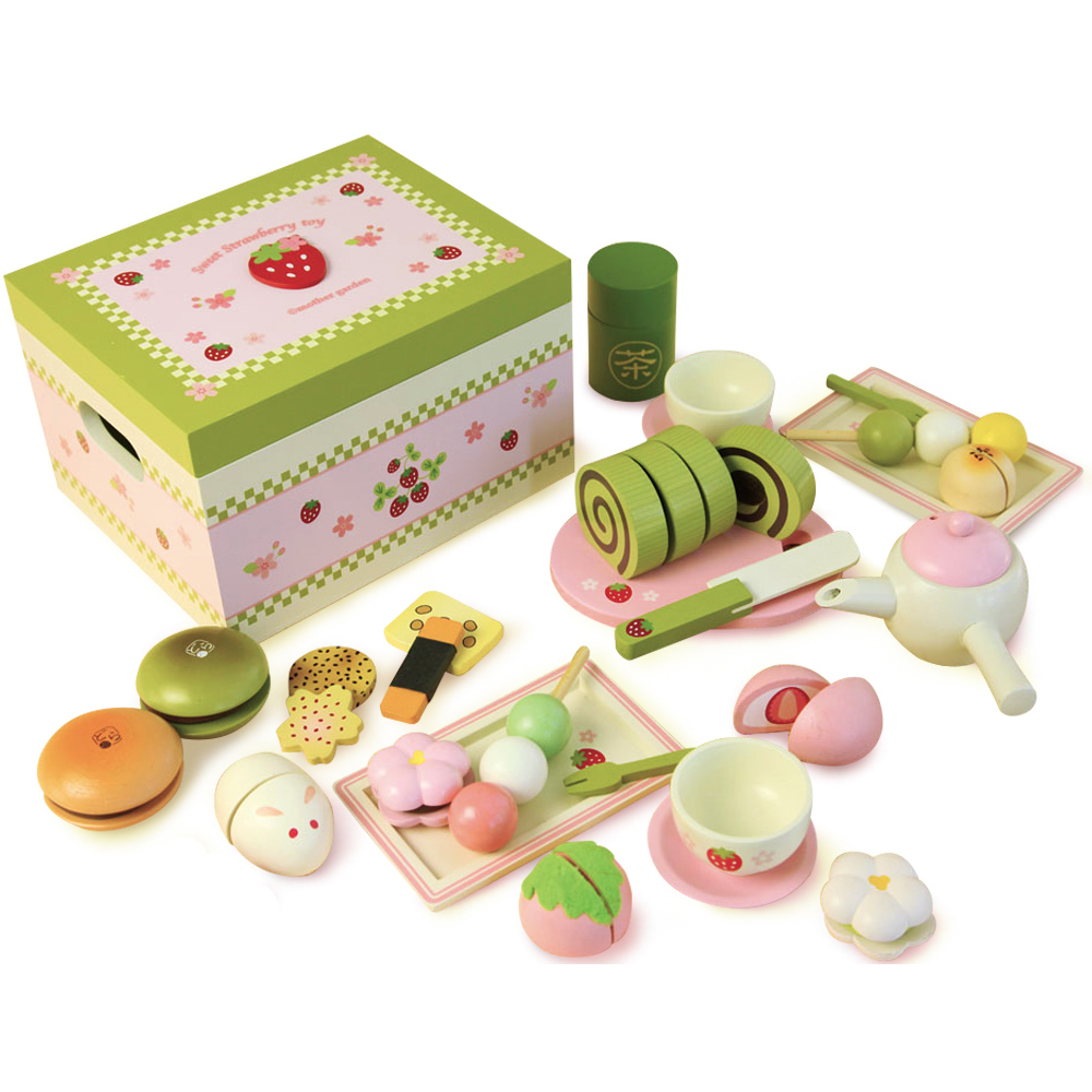 日本Mother Garden 野草莓日式抹茶點心盒
