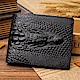 JINBAOLAI   GT1722BK牛皮歐美鱷魚紋造型皮夾黑色 product thumbnail 1