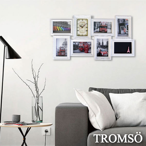 TROMSO經典倫敦8框時鐘相框組