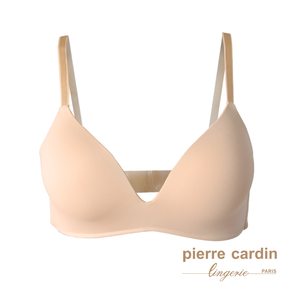 【pierre cardin 皮爾卡登女性內衣】無鋼圈無痕美型內衣(單件-膚)