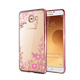 VXTRA Samsung Galaxy C9 Pro 電鍍水鑽軟式手機殼(花舞蝶戀) product thumbnail 1