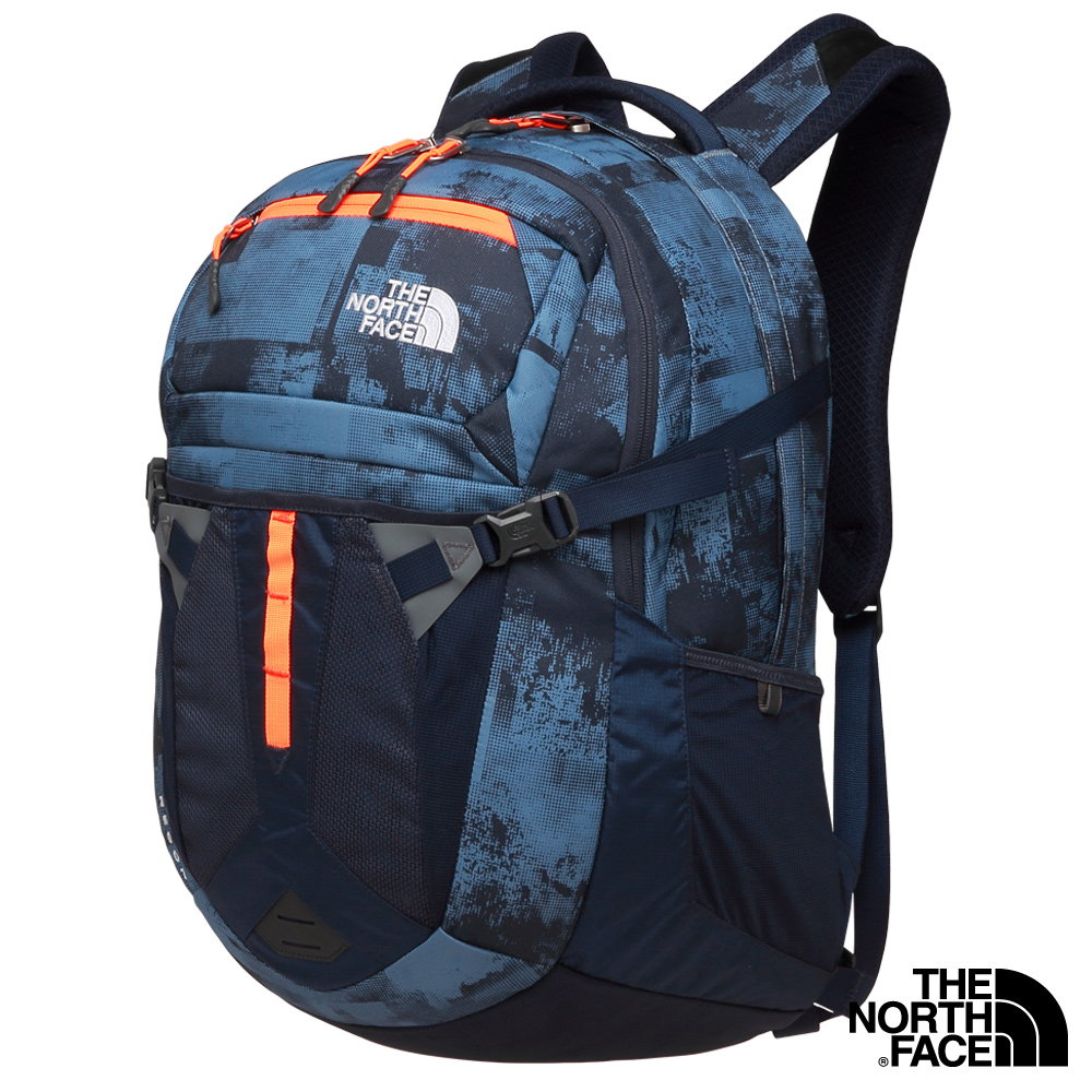 The North Face 31升 RECON 15吋電腦背包 藍灰印花