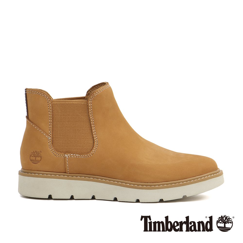 Timberland 女款小麥黃雙側伸縮騎士短靴