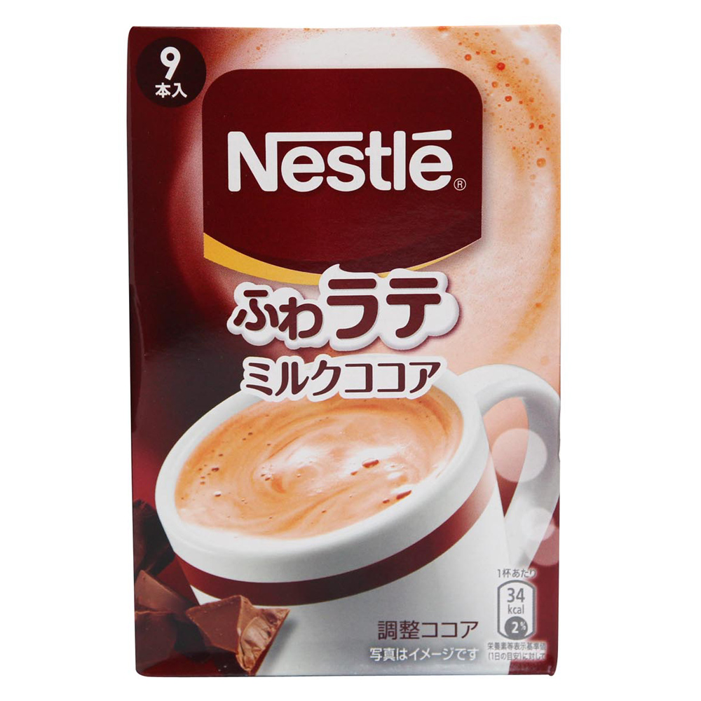 Nestle雀巢  Latte風奶茶-可可 (7.3g x9本入)