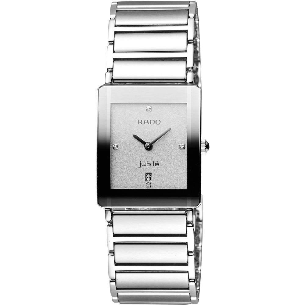 RADO 雷達 官方授權 Integral Jubile 精密陶瓷真鑽腕錶 R03 R20486732