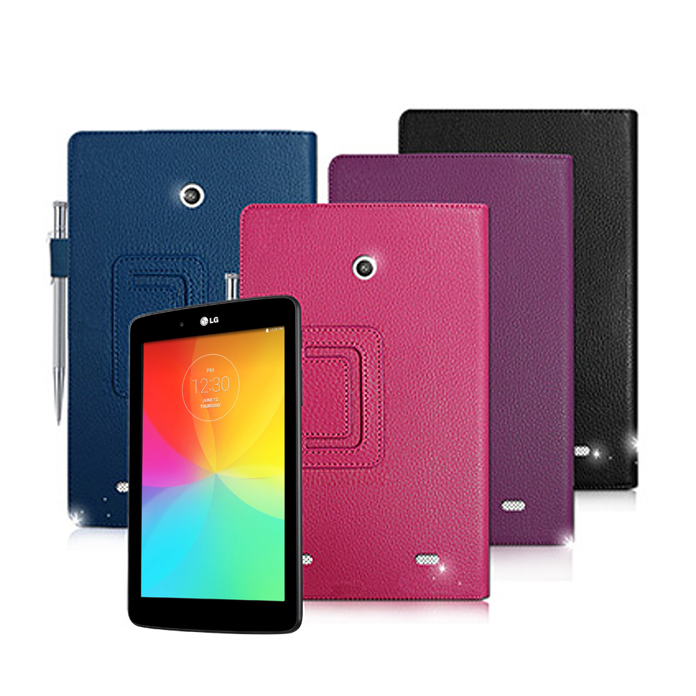 LG G Tablet 8.0 V490 / V480 經典商務書本式支架保護套