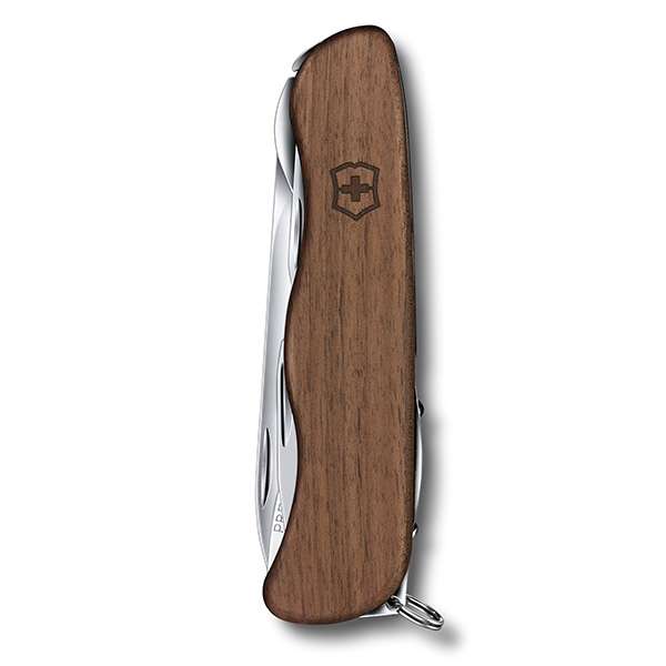 VICTORINOX 瑞士維氏Forester Wood胡桃木安全鎖10用瑞士刀