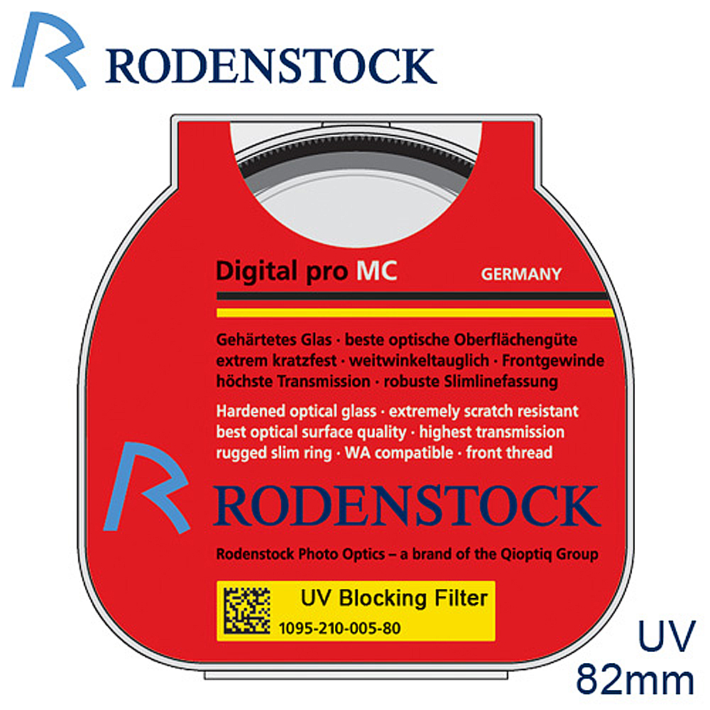 RODENSTOCK PRO Digital UV M82濾鏡(公司貨)