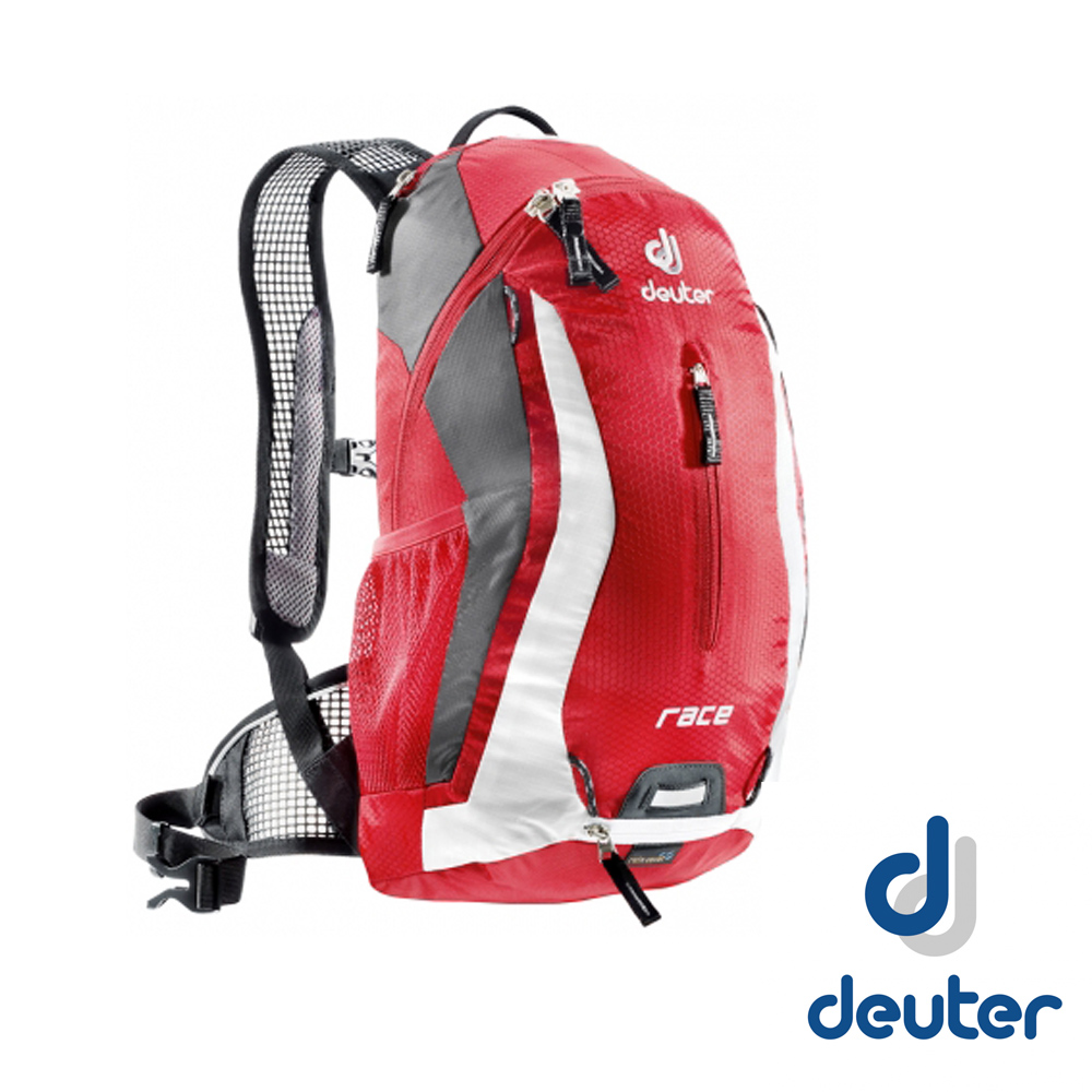 【德國 Deuter】Race 10L 超輕型自行車背包_紅/白