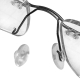 眼鏡專用超柔軟卡式 夾式鼻墊 鼻托(三對6入) product thumbnail 1