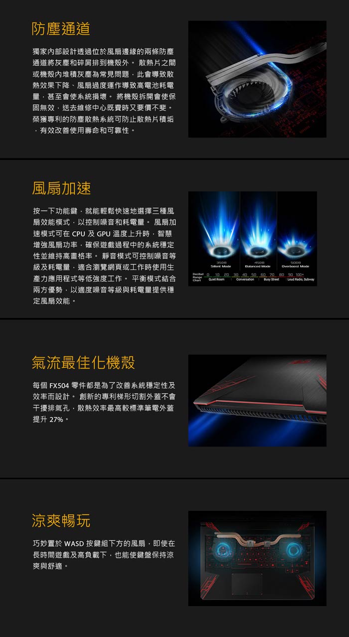 ASUS FX504GE 15吋電競筆電(i7-8750H/GTX1050Ti/1T+128G