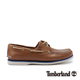 Timberland 男款棕褐色素面經典雙孔帆船鞋 product thumbnail 1