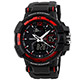 Watch-123 時刻美1040雙機芯多功能防震防水電子錶-紅色/48mm product thumbnail 1